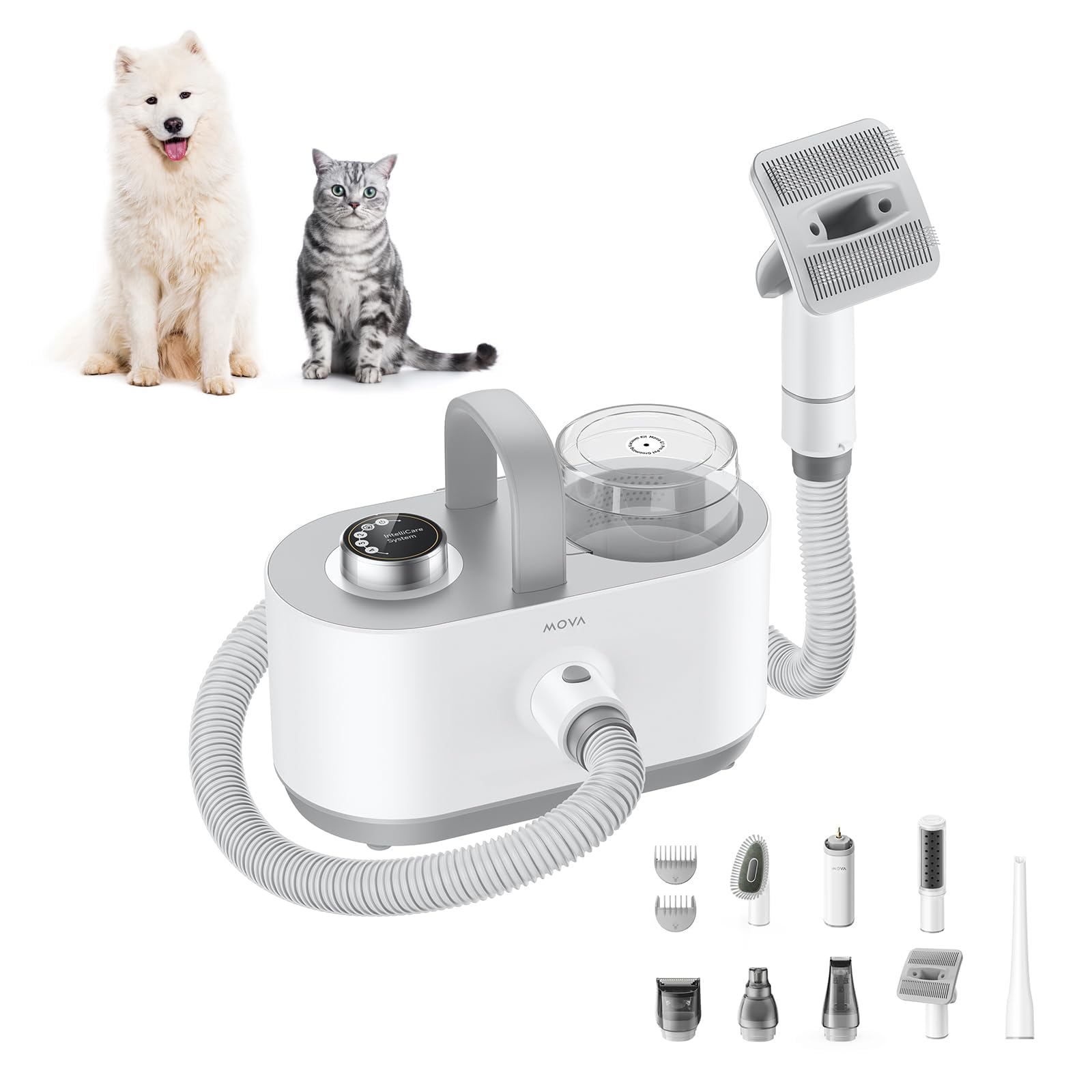 mova g1 pro ペットグルーミング掃除キット Mova G1 Pro Dog Grooming Vacuum with Pet Clipper Nail Grinder, Low